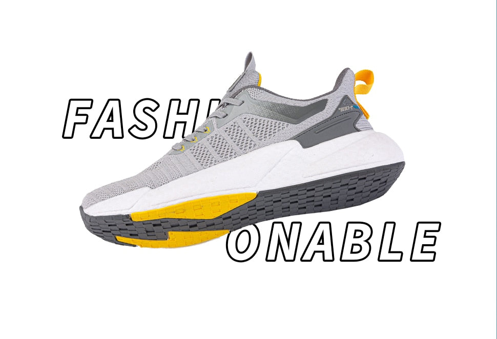 Men's Comfortable Knit Walking Shoes Breathable Fashion Sneaker Anti-Slip Shock-Absorbing Casual Sneakers Shoes The Clothing Company Sydney