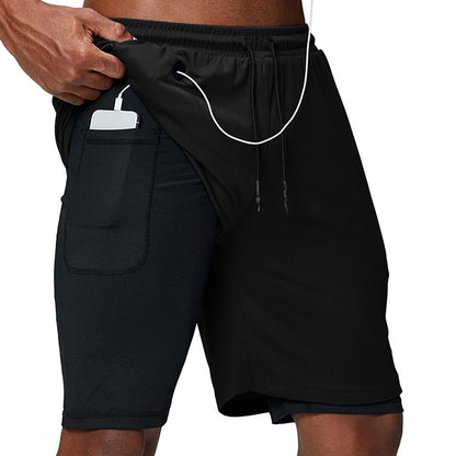 Men's Running Shorts Fitness Gym Training Sports Shorts Quick Dry Workout Gym Sport Jogging Double Deck Summer Shorts The Clothing Company Sydney
