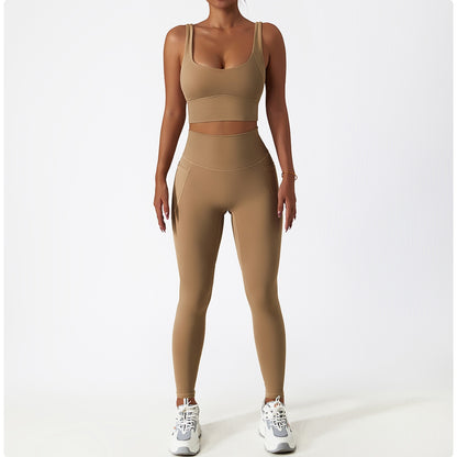 2 Piece Women Yoga Set Seamless Workout Suit Sportswear Gym Clothing Fitness Bra High Waist Leggings Sports Shorts Sports Suits The Clothing Company Sydney