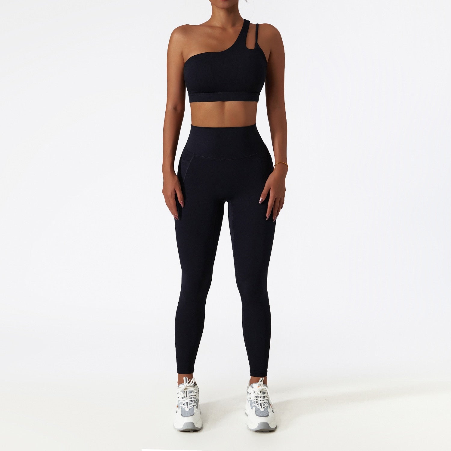 2 Piece Women Yoga Set Seamless Workout Suit Sportswear Gym Clothing Fitness Bra High Waist Leggings Sports Shorts Sports Suits The Clothing Company Sydney