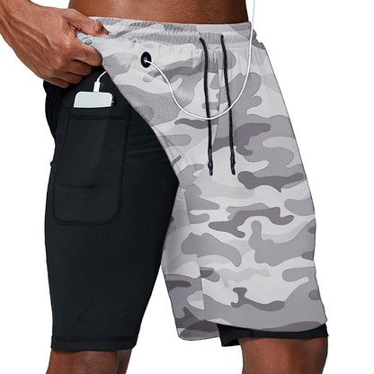 Men's Running Shorts Fitness Gym Training Sports Shorts Quick Dry Workout Gym Sport Jogging Double Deck Summer Shorts The Clothing Company Sydney