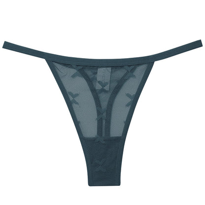2 Pack Set Mesh Transparent Thong Women's Panties Underwear Seamless G-String Underpants Intimates Lingerie The Clothing Company Sydney