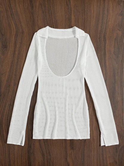 Slit Cuff Plunge Neck Three Piece Bikini Set with Cover Up Plain Swimsuit Women Swimwear Summer Beach Bathing Suit The Clothing Company Sydney