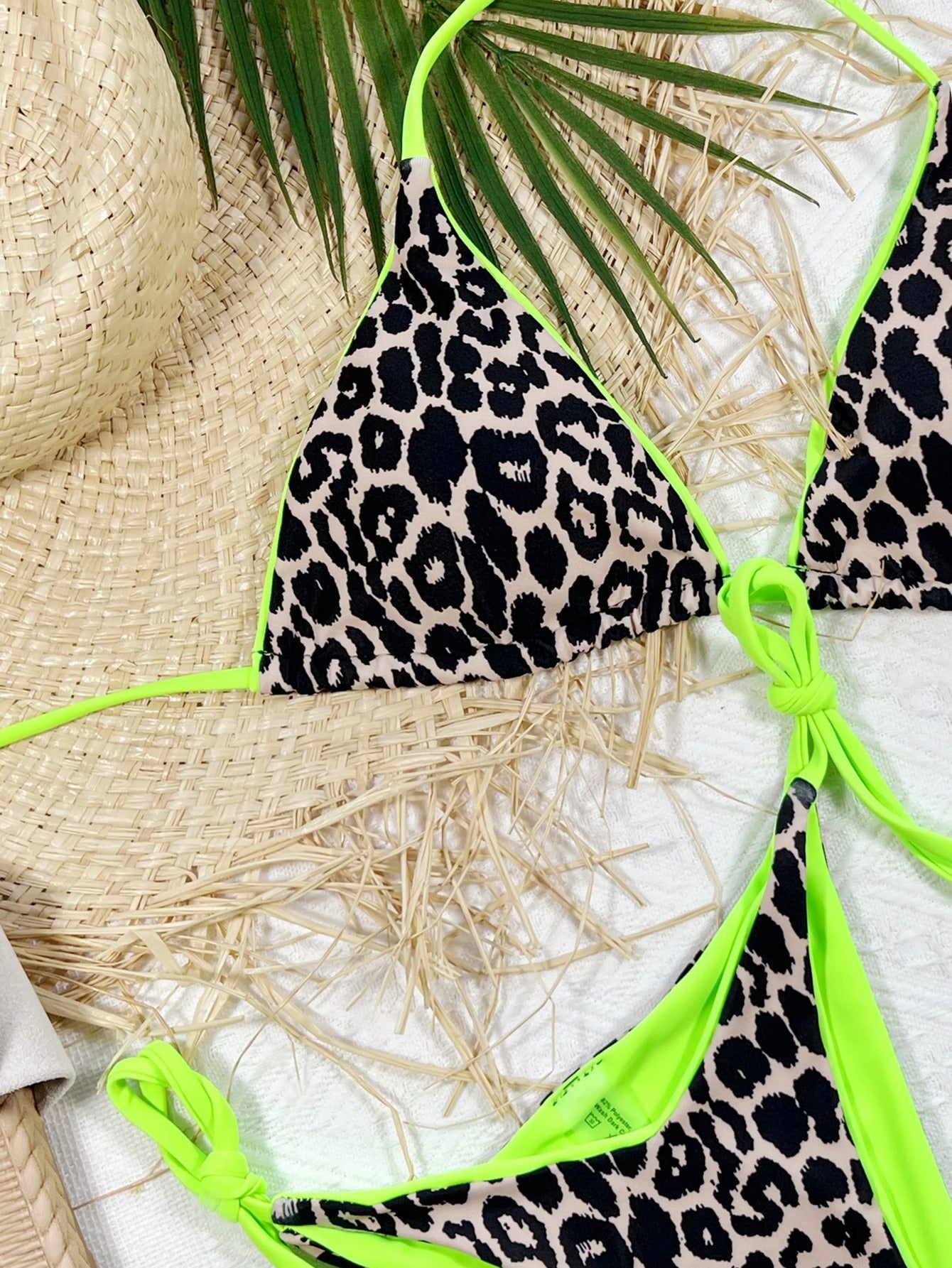 2 Piece Bikini Push Up Swimwear Floral Print Bikinis Set Back Lace-up Swimsuit Bathing Suit Beach Wear The Clothing Company Sydney