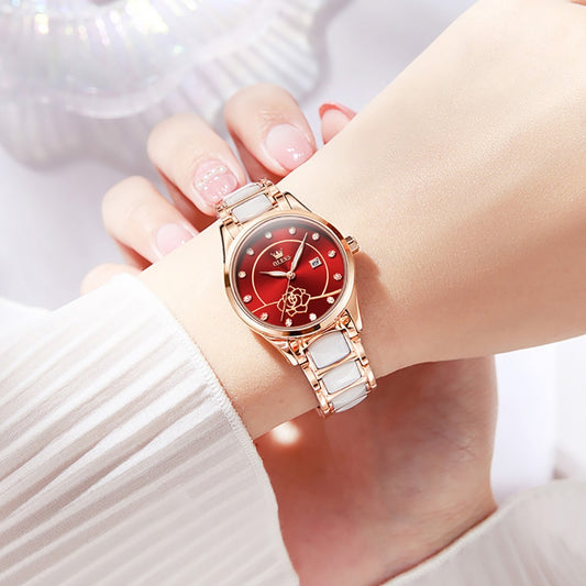 OLEVS Luxury Quartz Japan Movement 30M Water resistant Ceramics Ladies Watch Clothing Company Sydney