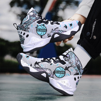 Unisex basketball shoes men's sports shoes women's breathable cushioning non-slip wear-resistant gym training sports Sneakers The Clothing Company Sydney