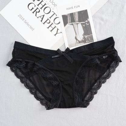 Mesh Women's Panties Hollow Out Briefs Transparent Low Waist Lingerie Breathable High Elasticity Underwear Underpants The Clothing Company Sydney