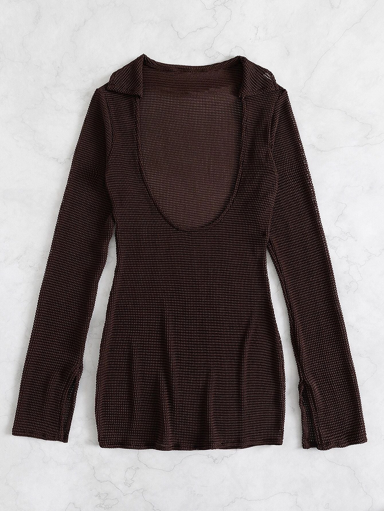 Slit Cuff Plunge Neck Three Piece Bikini Set with Cover Up Plain Swimsuit Women Swimwear Summer Beach Bathing Suit The Clothing Company Sydney