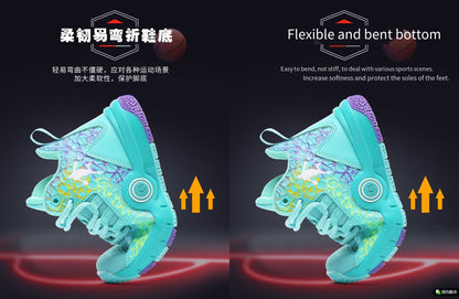 Kids Boys Basketball Shoes Kids Sneakers Non-Slip Sports Girls Basketball Training Tennis Shoes The Clothing Company Sydney