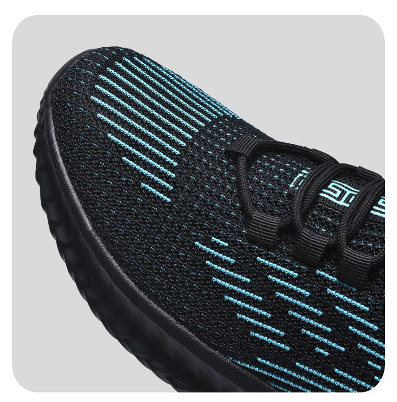 Men's Sneakers Breathable Stretch Fabric Soft Comfortable Running Sport Shoes Big Size 47 48 Lightweight Men Shoes The Clothing Company Sydney