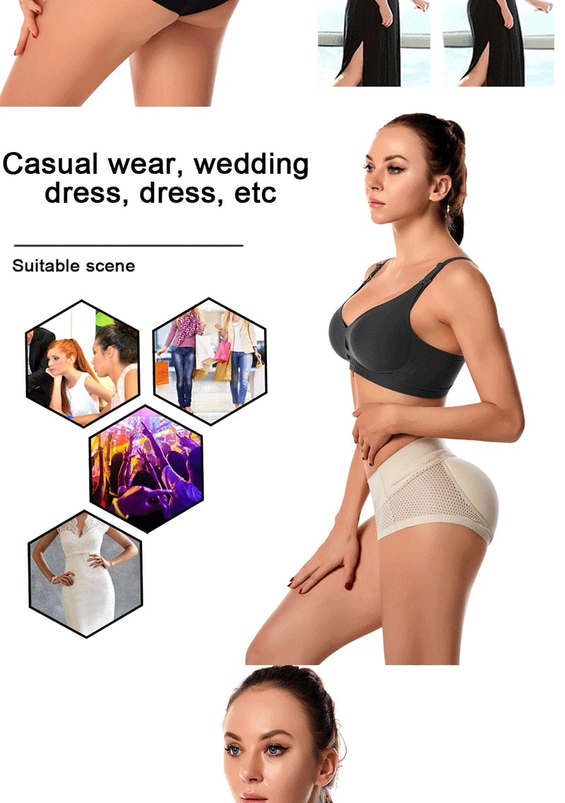 Body Shaper Butt Lifter Panties Women's Hip Shapewear Seamless Fake Big Ass Booty Push Up Panties Hip Enhancer The Clothing Company Sydney