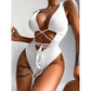 Leopard Strapped Swimwear High Cut One Piece Swimsuit Monokini Push Up Summer Beach Wear Bathing Suit The Clothing Company Sydney