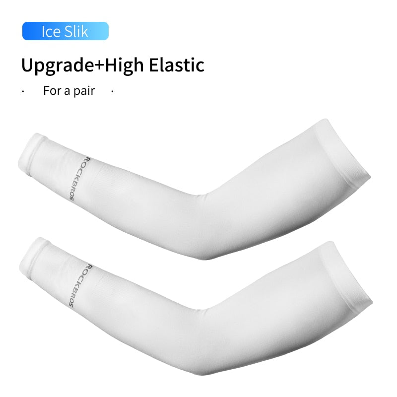 Ice Fabric Running Arm Warmers UV Protect Arm Sleeves Basketball Camping Riding Cycling Outdoors Sports Wear Protective Gear The Clothing Company Sydney
