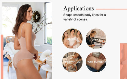 Sculpting Bodysuit Shapewear Seamless Waist Trainer Body Shaper Women's Tummy Control Butt Lifter Corset The Clothing Company Sydney