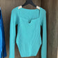 Square Collar Long Sleeve Knitted Pullover Spring Autumn Sweater Winter Top Jumper The Clothing Company Sydney