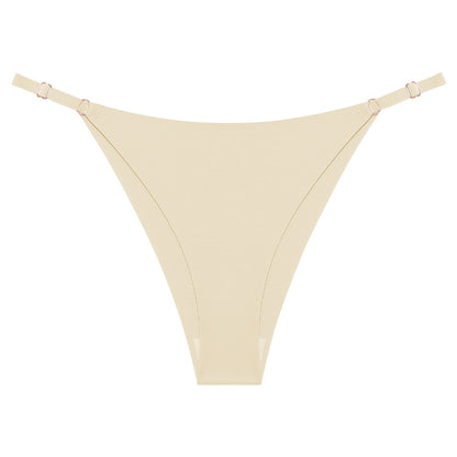 2 pack Seamless Silky G-String Thongs Lingerie Low Rise Panties Adjustable Waistband Straps Hipster Underwear Intimates The Clothing Company Sydney