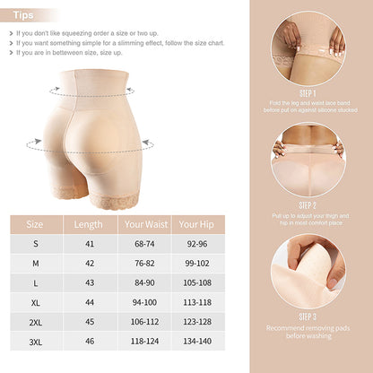 Women's Butt Lifter Hip Enhancer Booty Padded Underwear High Waist Seamless Push Up Buttocks Body Shaper Panties Boyshort The Clothing Company Sydney