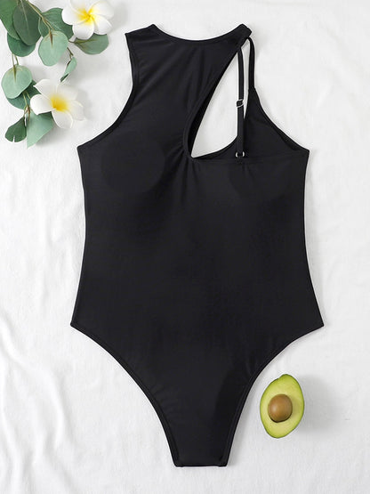 High Neck Swimwear One Piece Swimsuit Hollow Out Bathing Suit Summer Beach Wear Push Up Monokini The Clothing Company Sydney