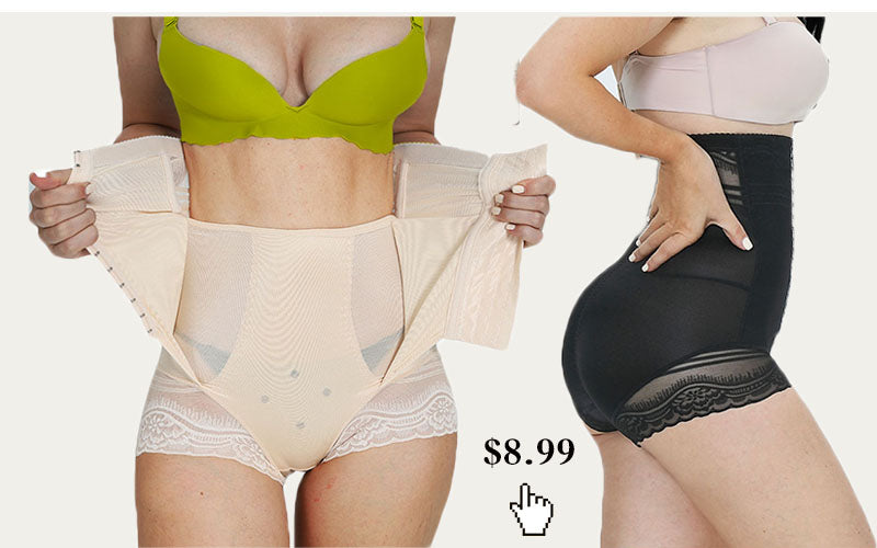 Shaper Panties Lace Shapers Body Shaper with Zipper Double Control Panties Shapewear Lace Waist Trainer The Clothing Company Sydney