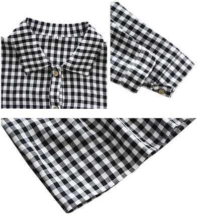 Casual Plaid Shirt Dress For Women Turn Down Long Sleeve Maxi Dress Vintage Single Breasted Patchwork Spring Autumn Dress The Clothing Company Sydney