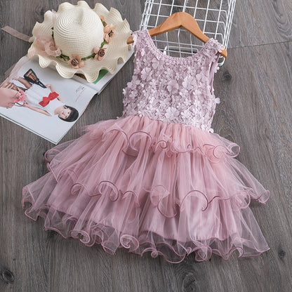 Princess Children Clothing Summer Party Tutu Kids Dresses for Girls Toddler Casual Dresses The Clothing Company Sydney