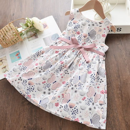 Girls Casual Dresses Fashion Baby Princess Party Vestidos Children Kids Flowers Costumes Floral Dress 3-7Y The Clothing Company Sydney