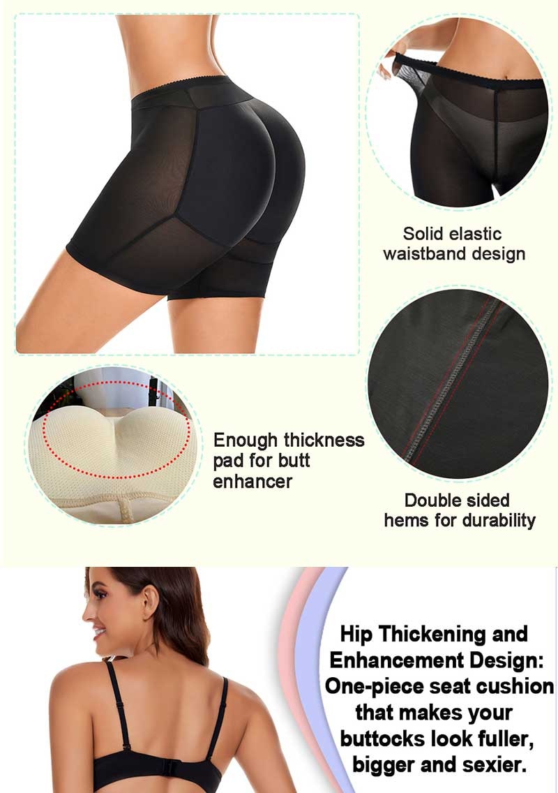 Body Shaper Butt Lifter Panties Women's Hip Shapewear Seamless Fake Big Ass Booty Push Up Panties Hip Enhancer The Clothing Company Sydney