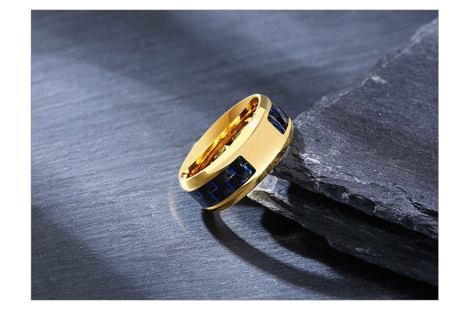 Customize Logo 8mm Men's Ring Carbon Fiber Wedding Band Personalized Simple Icon Image Gift to Husband Dad The Clothing Company Sydney