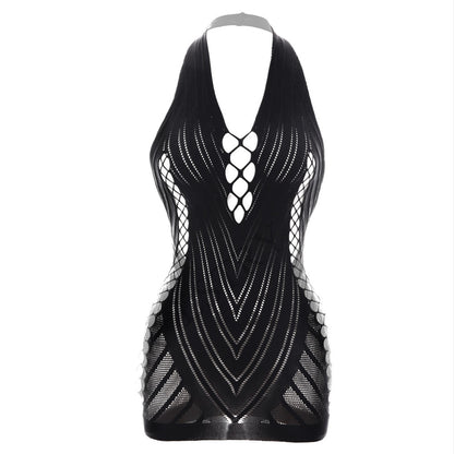 Women Exotic Lingerie Costumes Hollow Nightwear Intimates Half Slip Backless Underwear Fishnet Dresses The Clothing Company Sydney