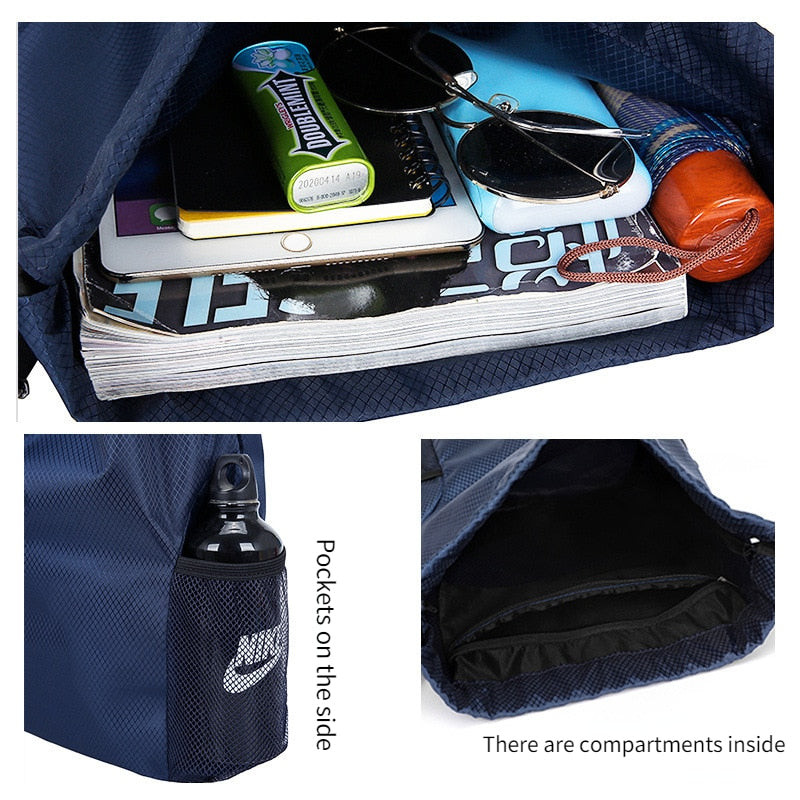 Basketball Soccer Volleyball Sports Backpack Drawstring Backpack Student Marathon Event Basketball Bag Bundle with Side Pocket The Clothing Company Sydney