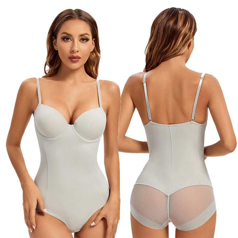Underwire White Bodysuit Women Body Shapers Stretch Solid Color Silky Underwear Bodysuits Shapewear The Clothing Company Sydney