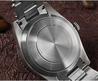 San Martin Men's 38mm Diver 6200 Retro Water Ghost Luxury Sapphire NH35 Automatic Mechanical Vintage 20Bar Luminous Watch Clothing Company Sydney