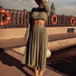 2 Piece Sweater Cropped Top Midi Skirt Matching Set Outfits Button Up Split Skirt Set The Clothing Company Sydney