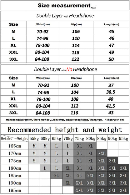 Men's Running Shorts Fitness Gym Training Sports Shorts Quick Dry Workout Gym Sport Jogging Double Deck Summer Shorts The Clothing Company Sydney