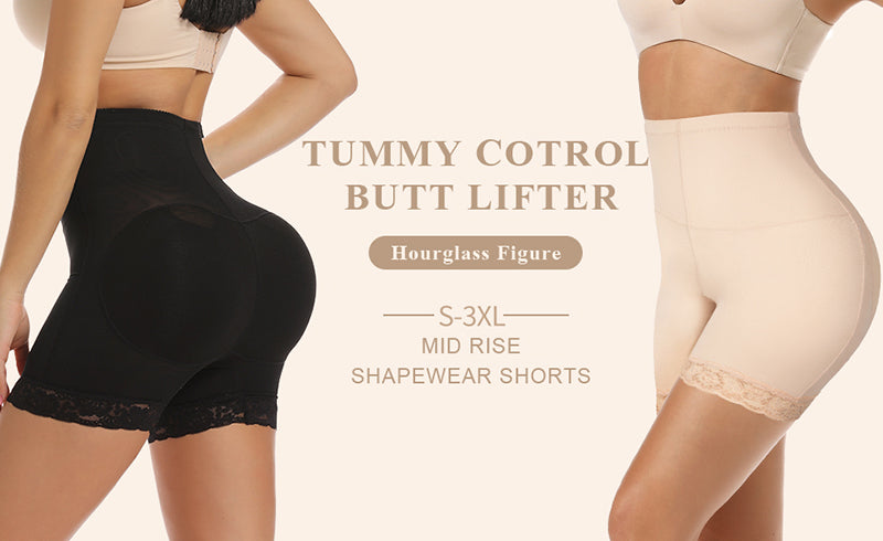 Women's Butt Lifter Hip Enhancer Booty Padded Underwear High Waist Seamless Push Up Buttocks Body Shaper Panties Boyshort The Clothing Company Sydney