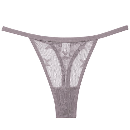 2 Pack Mesh G-String Panties Transparent Underwear Women Seamless Thong Underpants Intimates Lingerie The Clothing Company Sydney