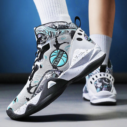 Unisex basketball shoes men's sports shoes women's breathable cushioning non-slip wear-resistant gym training sports Sneakers The Clothing Company Sydney