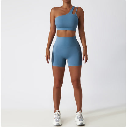 2 Piece Women Yoga Set Seamless Workout Suit Sportswear Gym Clothing Fitness Bra High Waist Leggings Sports Shorts Sports Suits The Clothing Company Sydney