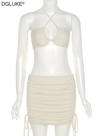 Two Piece  Skirt And Crop Top Summer Outfits Festival Holiday Beach Outfits Co ord Sets Club Party Wear The Clothing Company Sydney