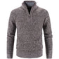 Winter Men's Fleece Thicker Sweater Half Zipper Turtleneck Warm Pullover Quality Male Slim Knitted Sweaters The Clothing Company Sydney