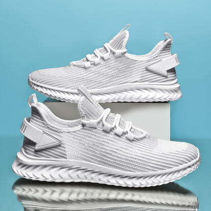 Men's Sneakers Breathable Stretch Fabric Soft Comfortable Running Sport Shoes Big Size 47 48 Lightweight Men Shoes The Clothing Company Sydney