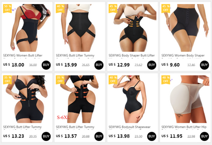 Women's Butt Lifter Shaper Panties Underwear Body Shaper Waist Trainer Corset Plus Size Body Shapewear The Clothing Company Sydney