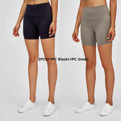 1/2 Pack High Waisted Workout Shorts Super Stretchy Athletic Shorts Soft Women Fitness Yoga Biker Shorts The Clothing Company Sydney