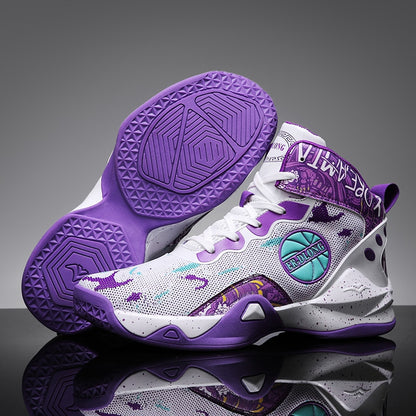 Unisex basketball shoes men's sports shoes women's breathable cushioning non-slip wear-resistant gym training sports Sneakers The Clothing Company Sydney