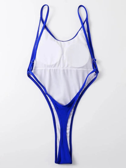 High Leg cut One Piece Swimsuit Thong Swimwear Women Trikini Backless Monokini Brazilian Bathing Suit Swim wear The Clothing Company Sydney