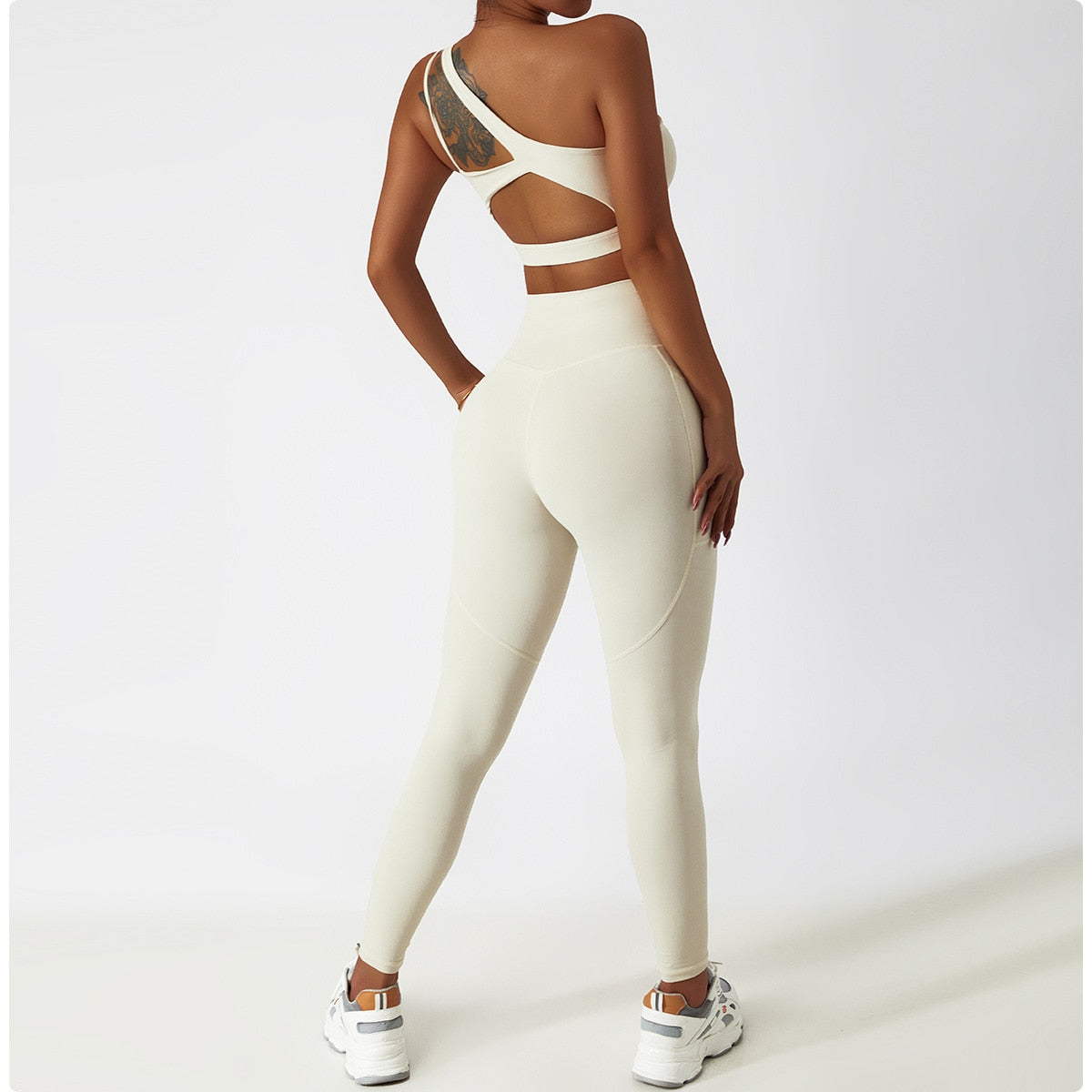 2 Piece Women Yoga Set Seamless Workout Suit Sportswear Gym Clothing Fitness Bra High Waist Leggings Sports Shorts Sports Suits The Clothing Company Sydney