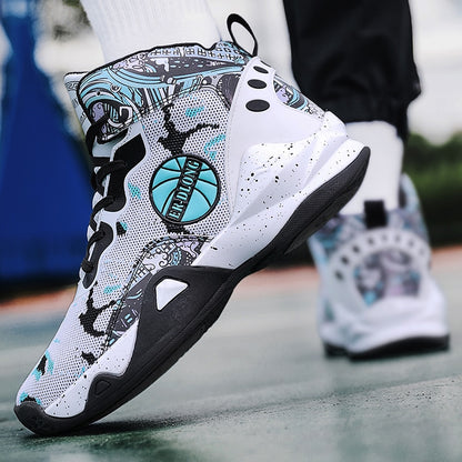 Unisex basketball shoes men's sports shoes women's breathable cushioning non-slip wear-resistant gym training sports Sneakers The Clothing Company Sydney