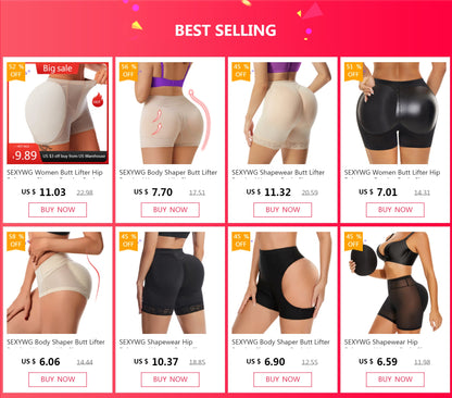 Ladies Body Shaper Butt Lifter Panties Women Hip Shapewear Seamless Push Up Panties Hip Enhancer The Clothing Company Sydney