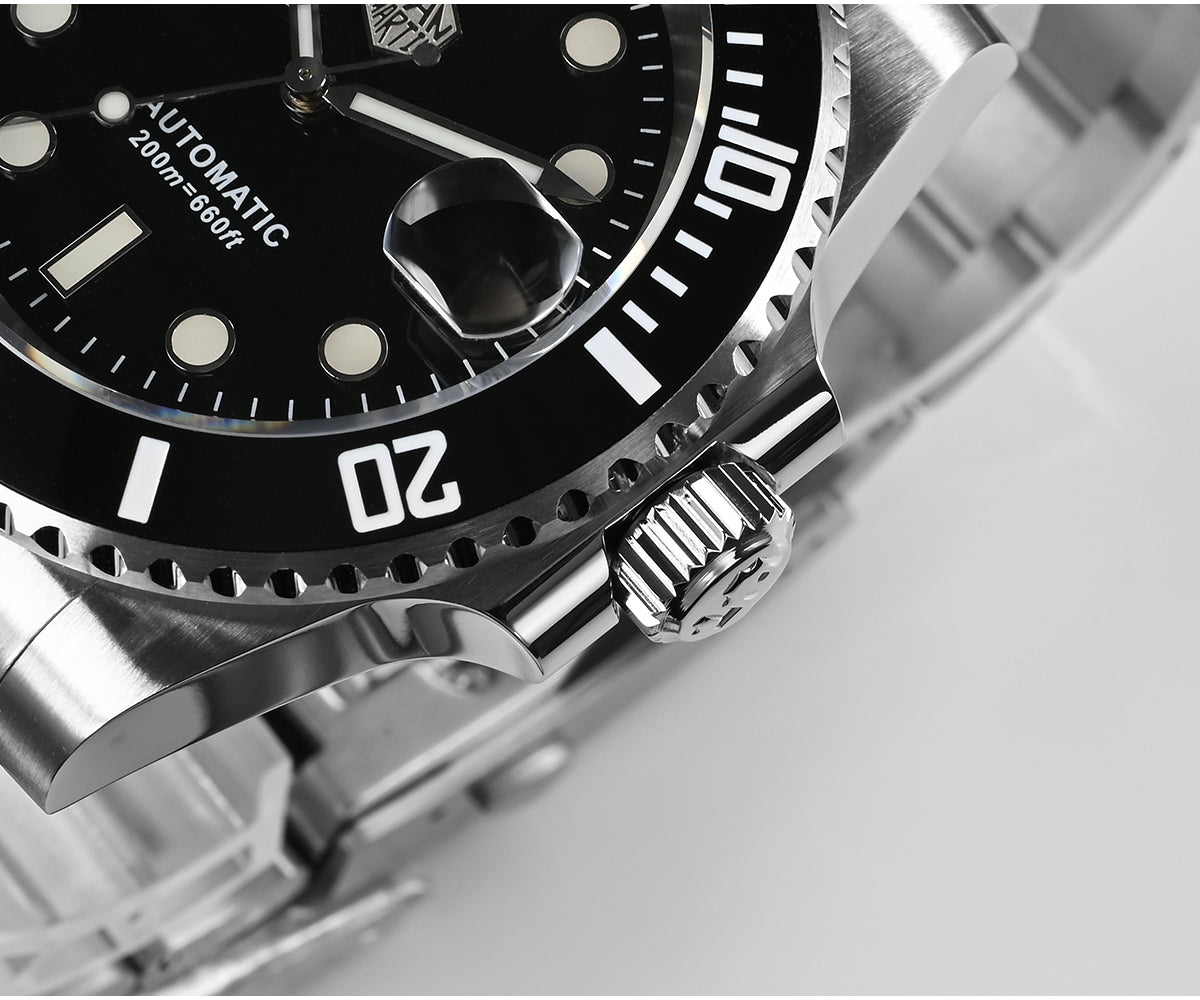 San Martin 40.5mm Water Ghost V3 Sub Diver Luxury Men's NH35 Automatic Mechanical Business Wristwatches Sapphire 20Bar Watch The Clothing Company Sydney