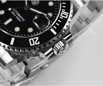 San Martin 40.5mm Water Ghost V3 Sub Diver Luxury Men's NH35 Automatic Mechanical Business Wristwatches Sapphire 20Bar Watch The Clothing Company Sydney